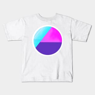 Tricolour Circle Kids T-Shirt